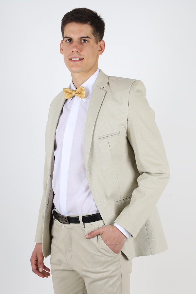 Traje Elastizado Hombre  Gabardina Satinado - Imagen 7