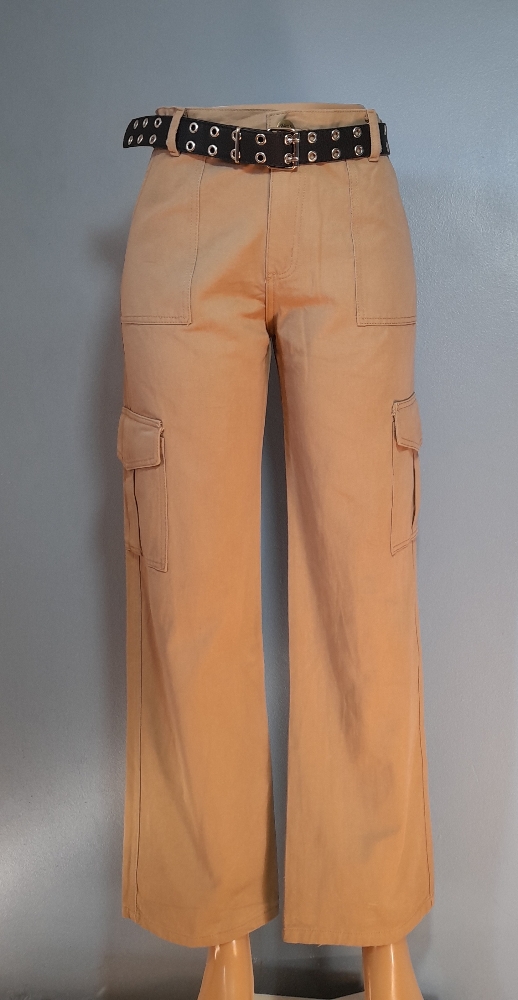 Pantalón de Gabardina Cargo - Imagen 2