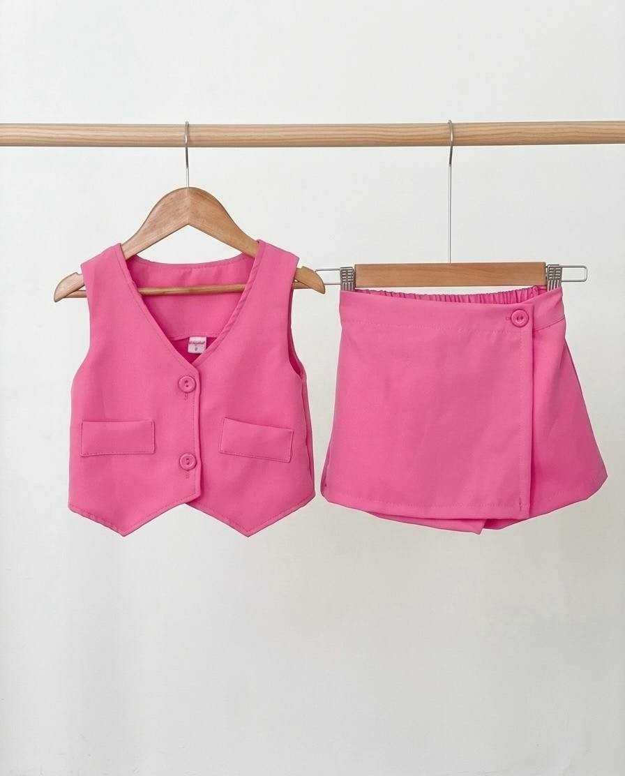 Conjunto Sastrero con Short Pollera - Imagen 4