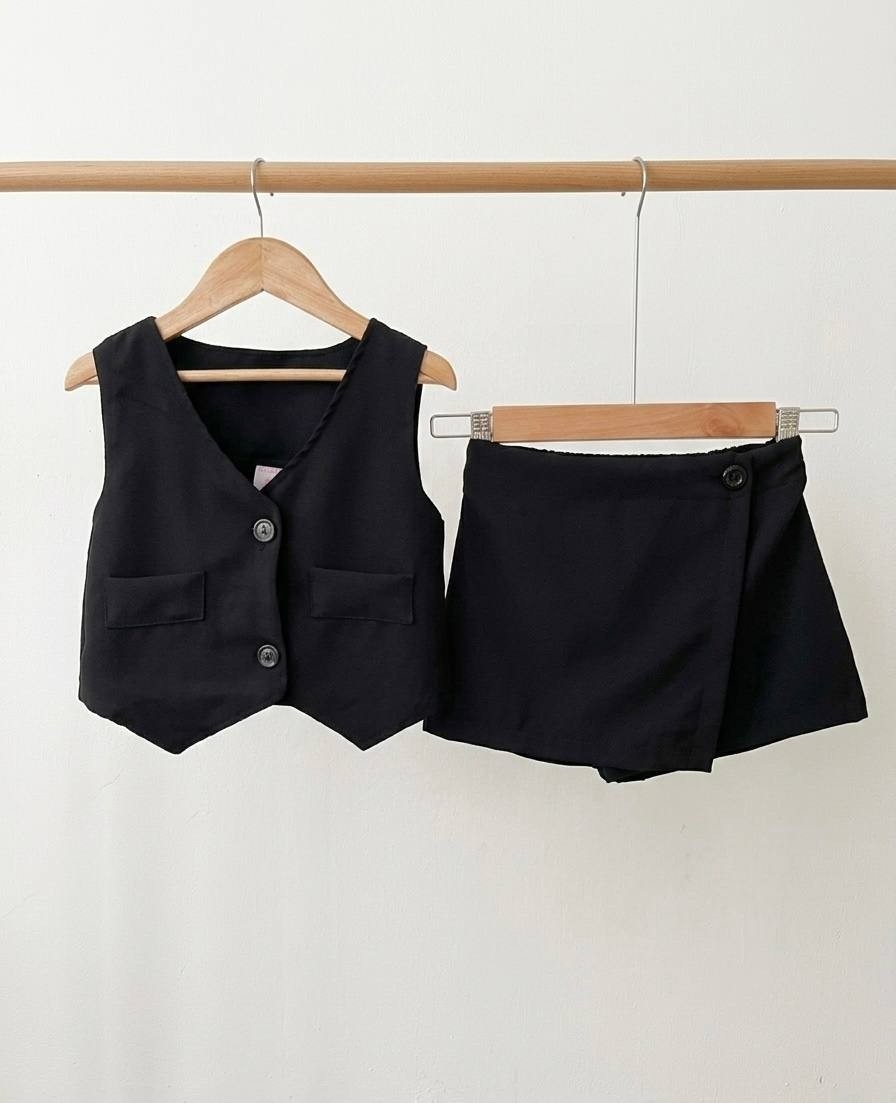 Conjunto Sastrero con Short Pollera - Imagen 6