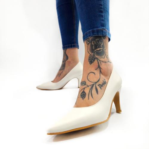 Art Agatha Blanco Taco Fino 6cm