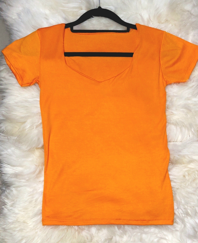 Remera Escote Corazón de Modal Viscosa - Imagen 3
