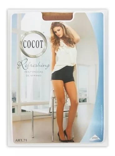 Art. 71 Medias Panty sin Puntera Lycra Refreshing Cocot - Imagen 2