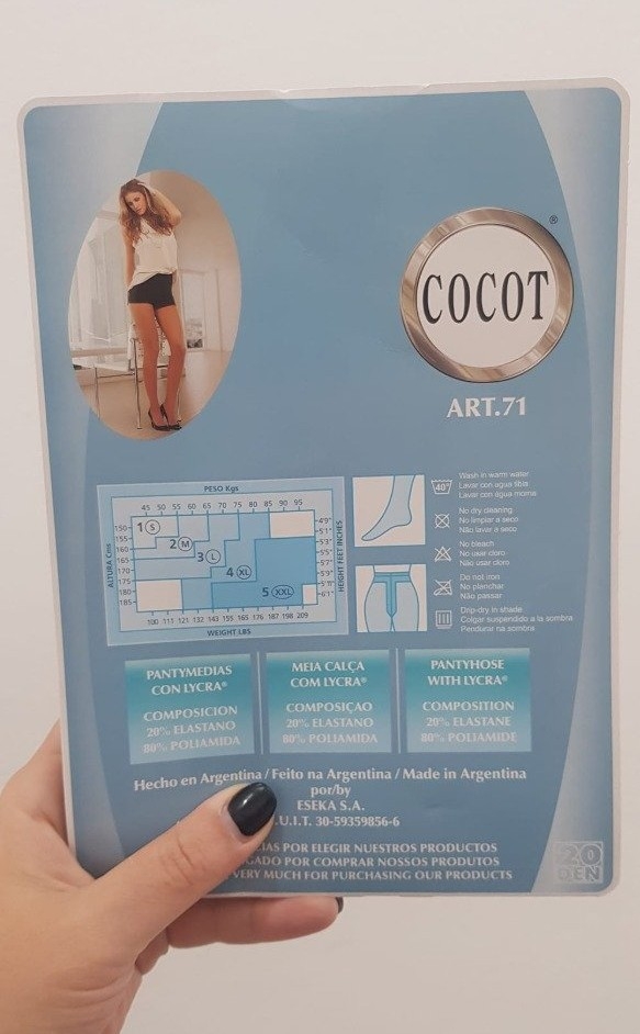 Art. 71 Medias Panty sin Puntera Lycra Refreshing Cocot - Imagen 3