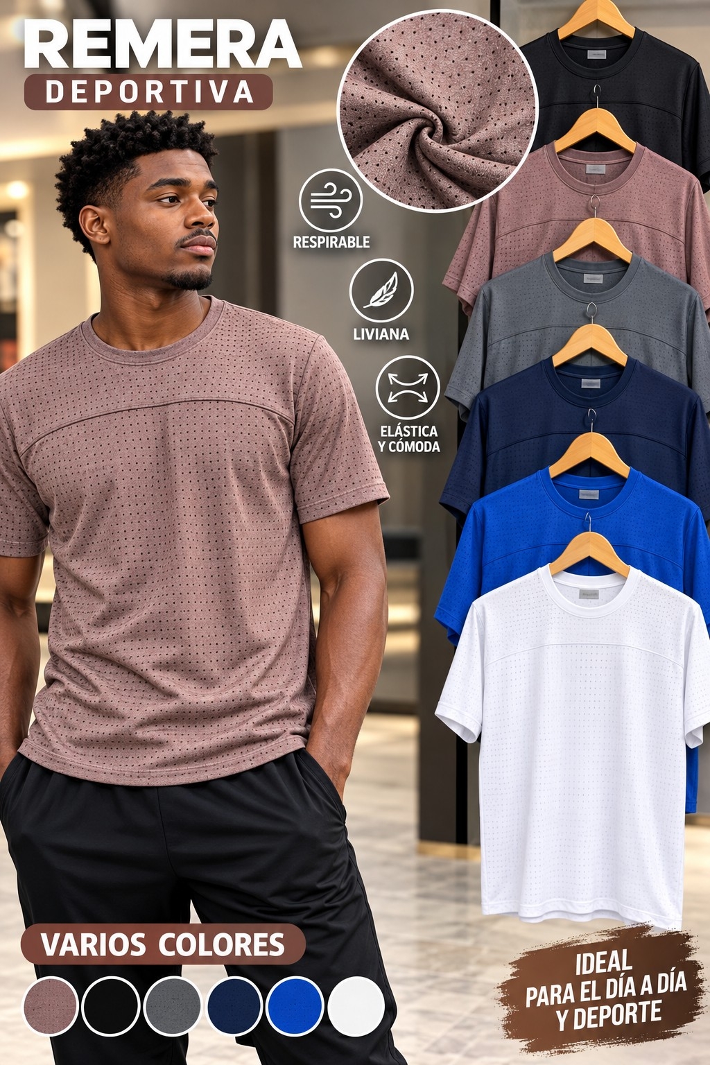 Remeras Dry Fit de Hombre Muy Lindo Calidad - Imagen 9