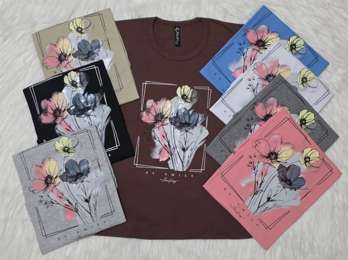 Remera Algodon Estampado