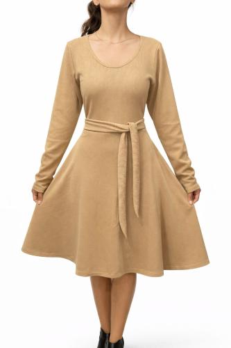 Vestido de Wafle Frizado