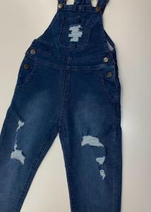 Jardinero Premium Jean Unisex /cross/ 4 a 12 Años - Miniatura 2