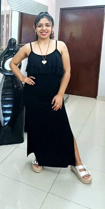 Vestido Doble Volado