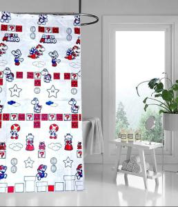 Cortinas de Baño Animadas con Protector de Pvc - Miniatura 1