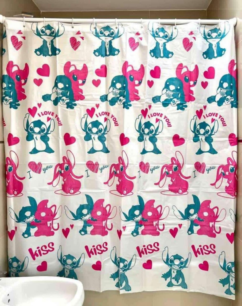 Cortinas de Baño Animadas con Protector de Pvc - Imagen 5