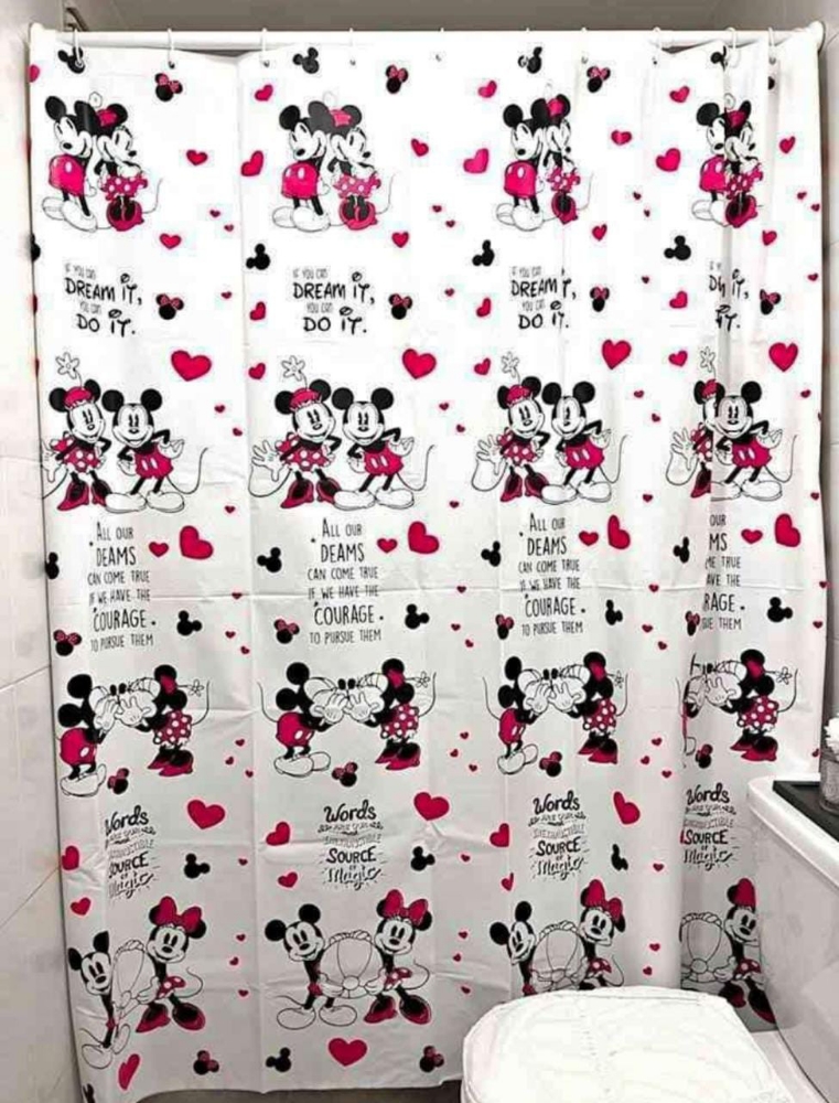 Cortinas de Baño Animadas con Protector de Pvc - Imagen 7