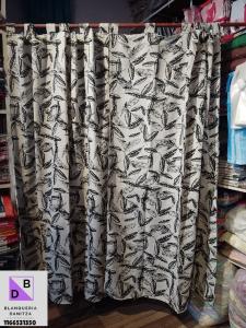 Cortinas de Ambiente Estampadas Madras Largas