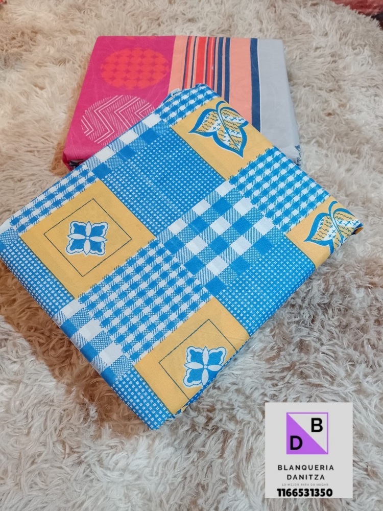 Juegos de Sábanas Estampadas Plaza 11/2 y 11/2 - Imagen 8