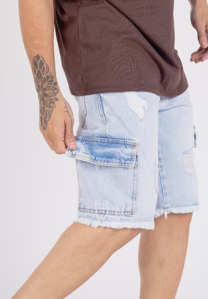 Bermudas Moon Cargo C/bolsillo Chino - Imagen 3