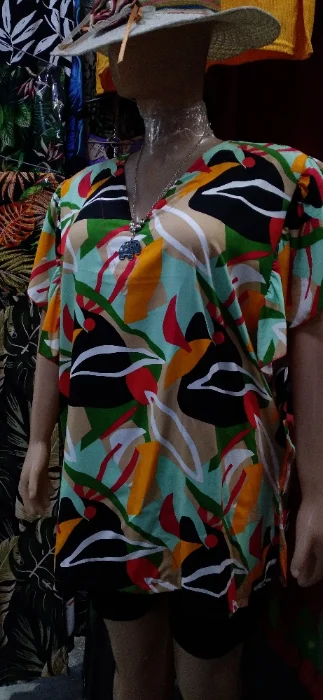Remera de Fibrana Manga Mariposa Talles Especiales