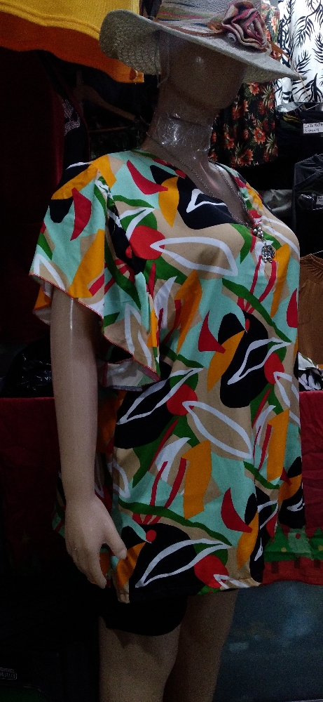 Remera de Fibrana Manga Mariposa Talles Especiales - Imagen 2