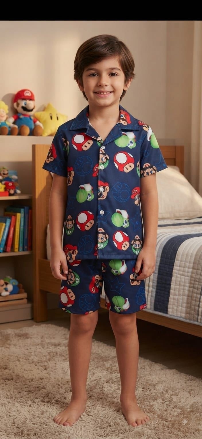 Pijamas Camiseros Niños/niñas( D  ) - Imagen 2