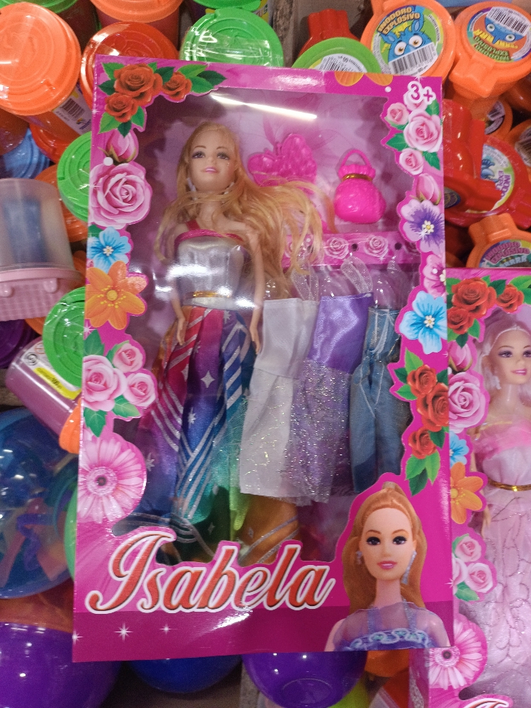 Muñecas con Vestidos  de Goma con Accesorios - Imagen 2