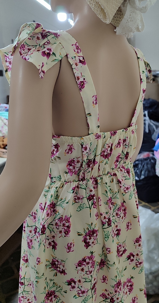 Vestido Voladitos Poplin Fibrana Nena - Imagen 3