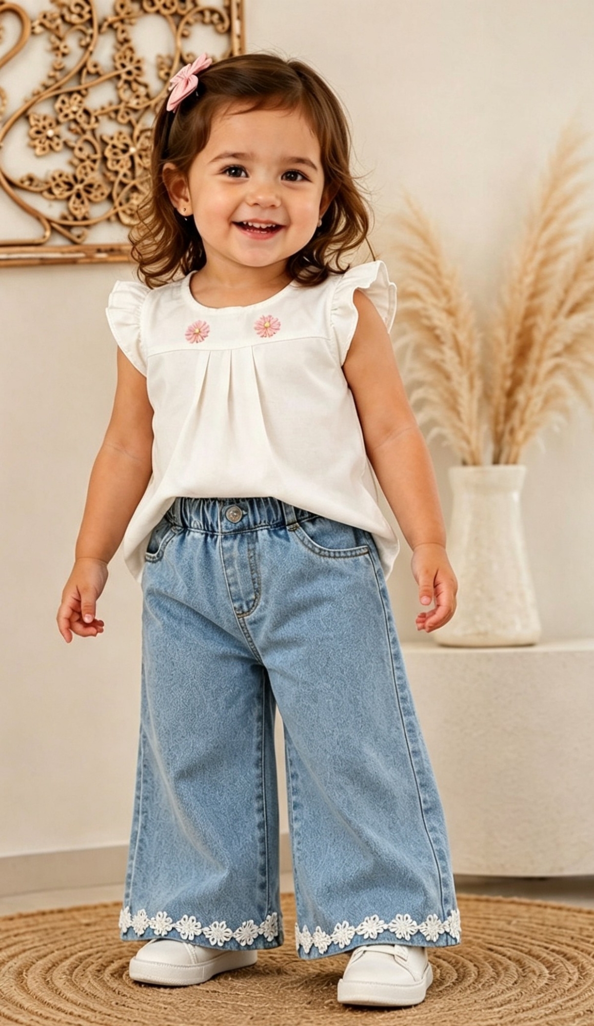 Pantalón Wide Leg Alba Beba - Imagen 2
