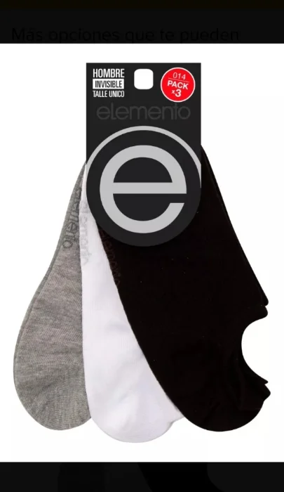 Invisible Elemento Liso Original Hombre