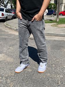 Jean Mom Liso Gris - Miniatura 2