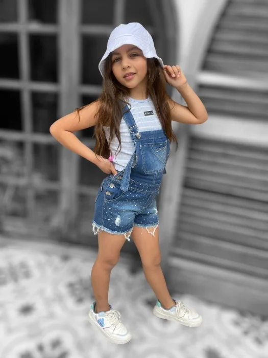 Jardinero de Nena Jeans con Brillos