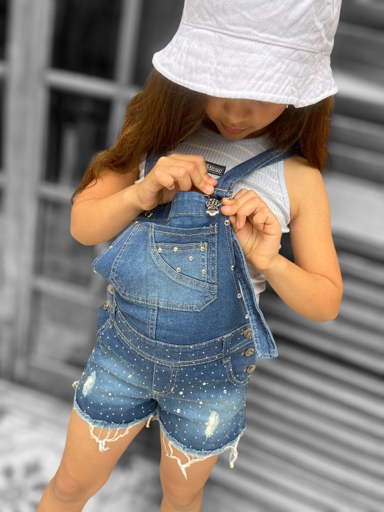 Jardinero de Nena Jeans con Brillos - Imagen 3