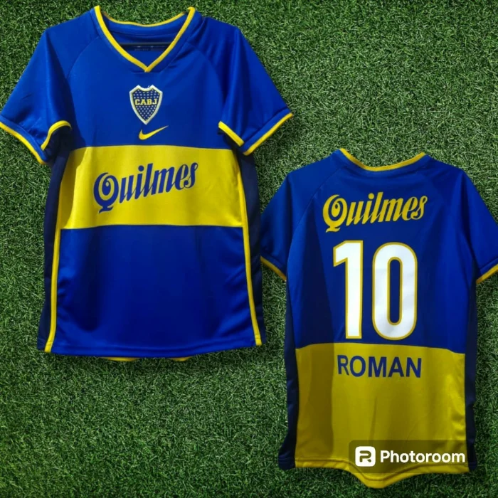 Camiseta Boca Retro Riquelme Quilmes