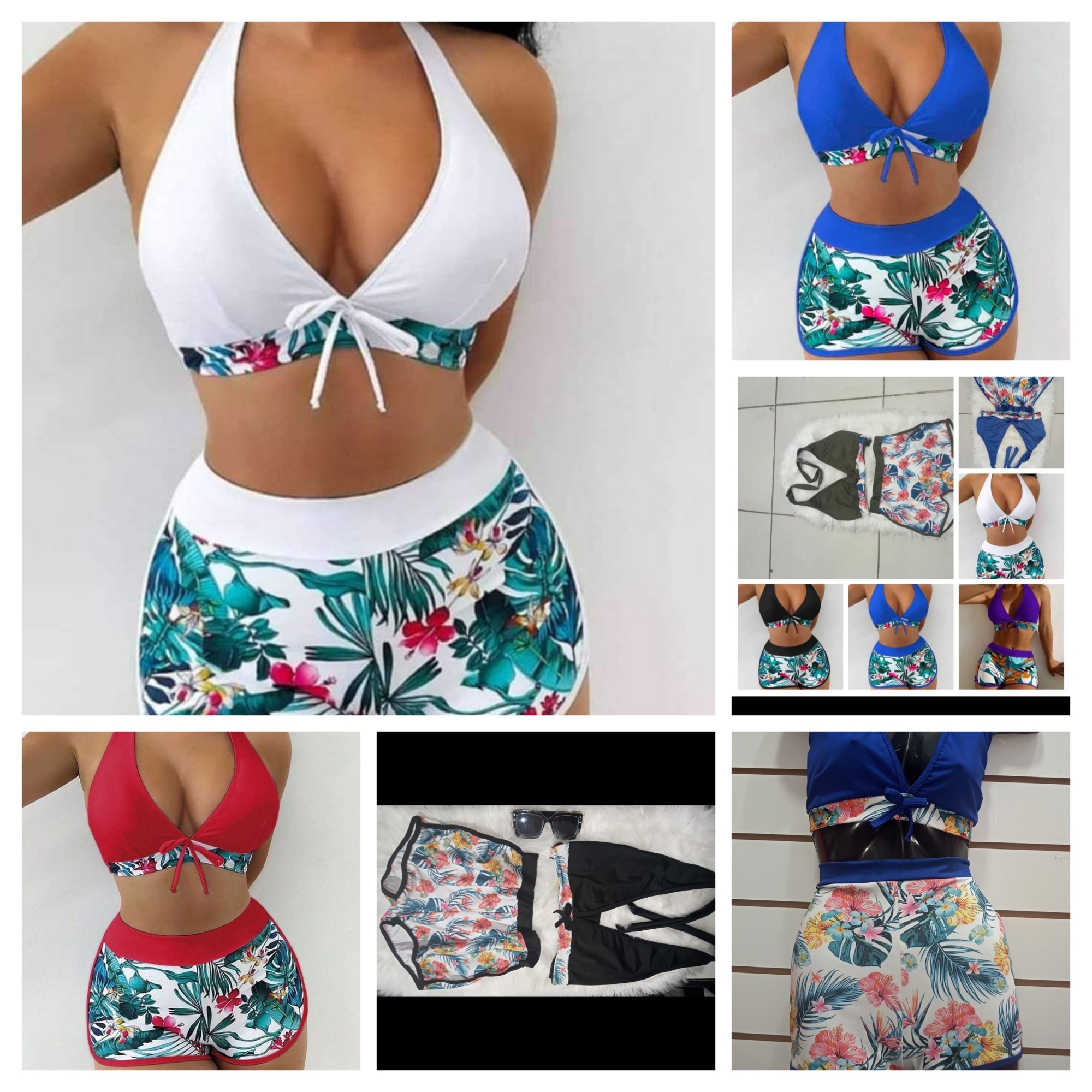 Bikinis con Short Estampado - Imagen 3