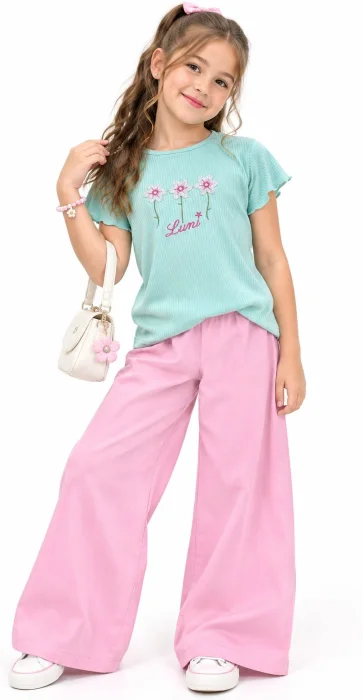 Remera C/ Manga Boleada de Morley Bordado