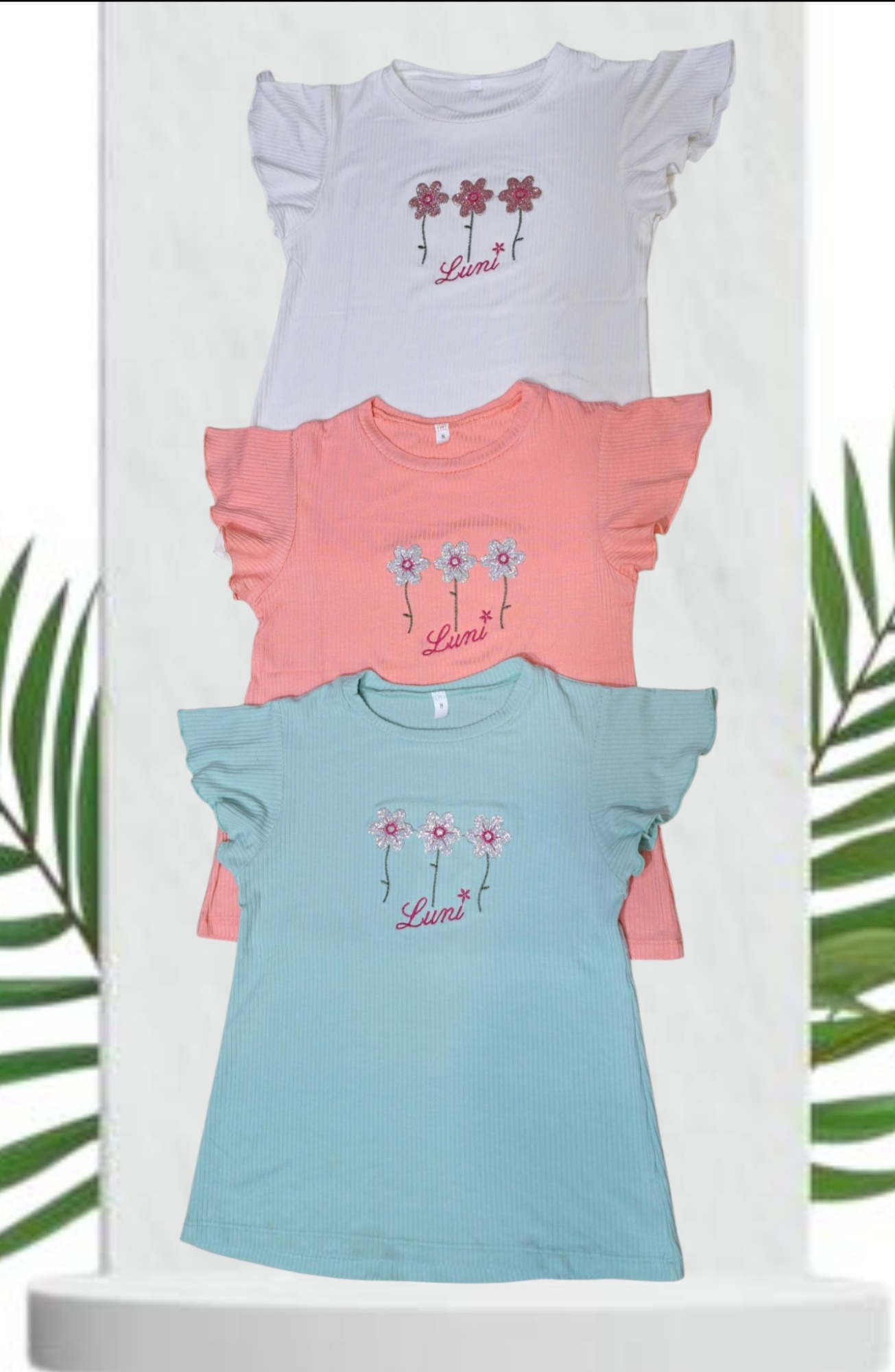 Remera C/ Manga Bolado de Morley Bordado de Primera Calidad - Imagen 3