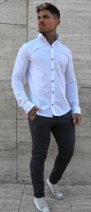 Camisas Lisas Elastizadas