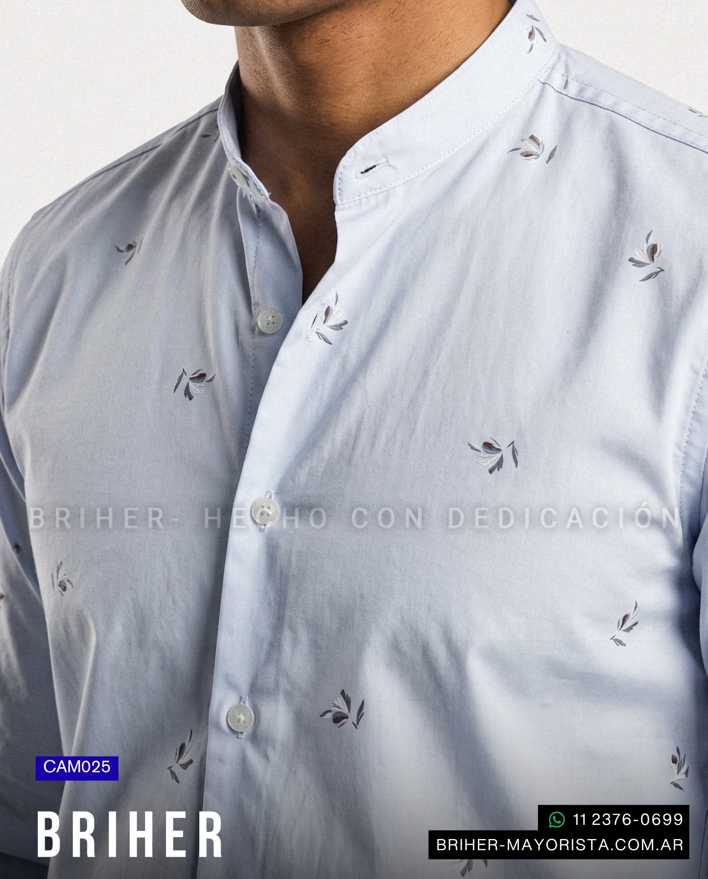 Camisa de Cestir Estampado Manga Larga - Imagen 2