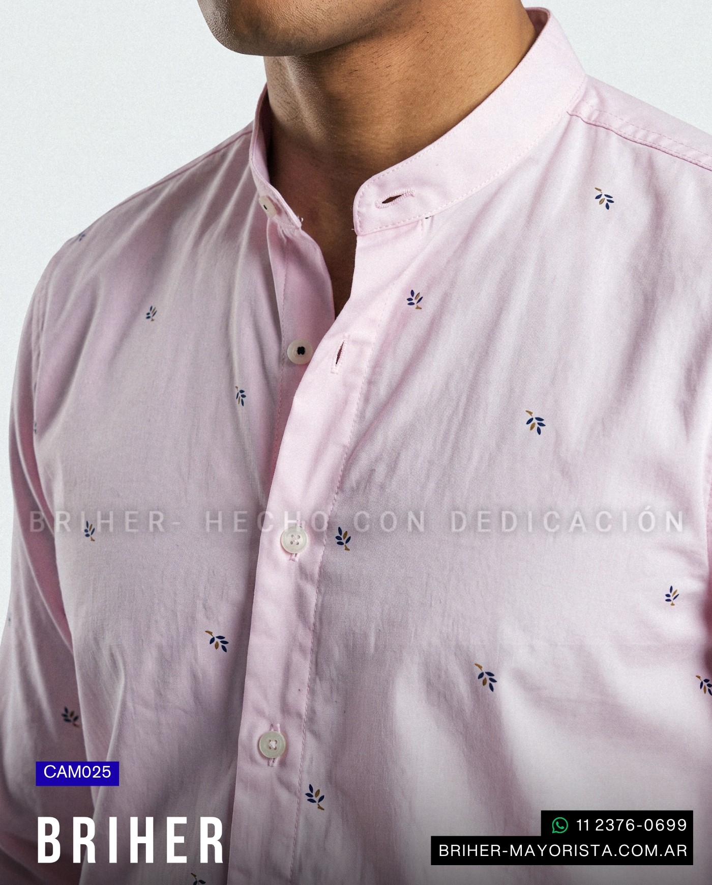 Camisa de Cestir Estampado Manga Larga - Imagen 4