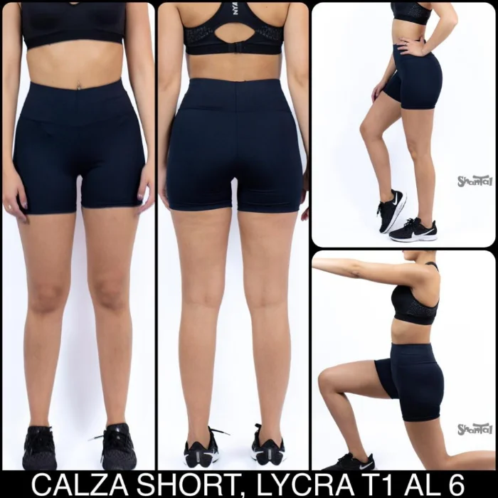 Calza Short Lycra Deportivo