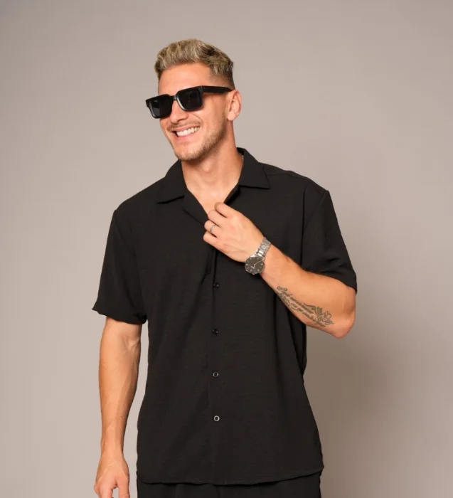 Camisa Cuello Cubano Cey