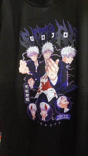 Remeras Anime de Algodón Peinado