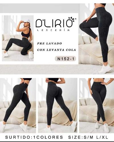 Calzas Prelavado Negro - D'lirio