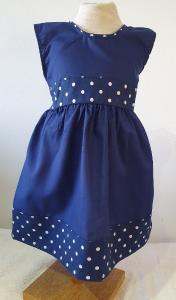 Vestido Bebe Combinado Poplin