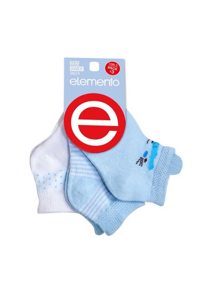 108l.3 - Bebe - Soquete - Packx3 - Liso Surtido - Imagen 6