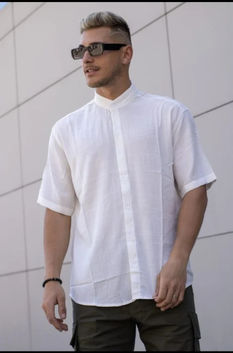 Camisa Cuello Mao