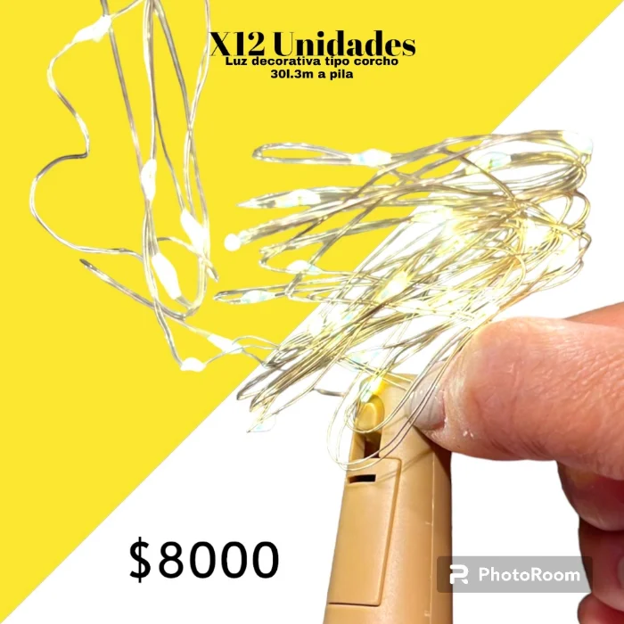 Luz Decorativa Tipo Corcho