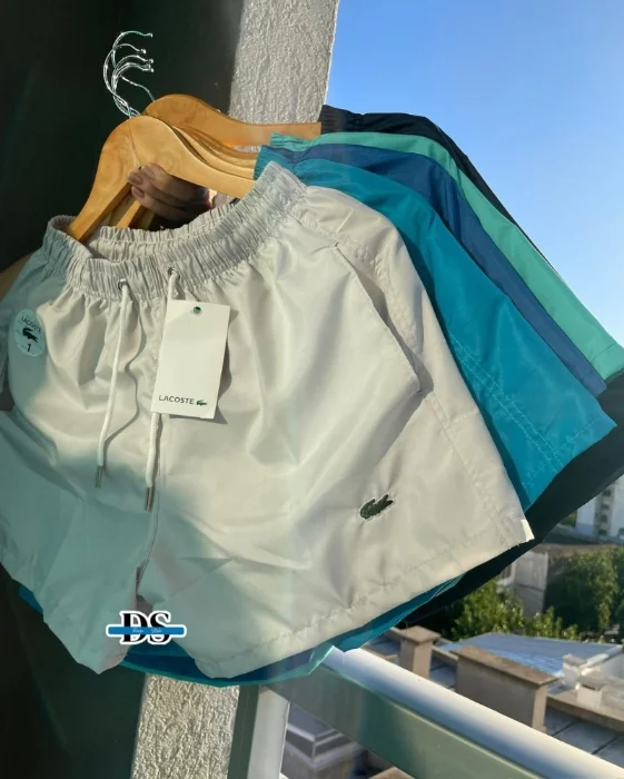 Short Malla Lacost Bordado