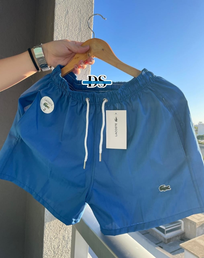 Short Malla Lacost Bordado - Imagen 3