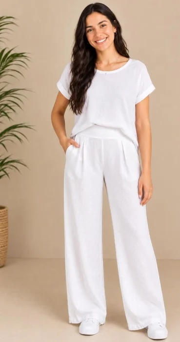 Conjunto Palazo/remerón - Lino Cey