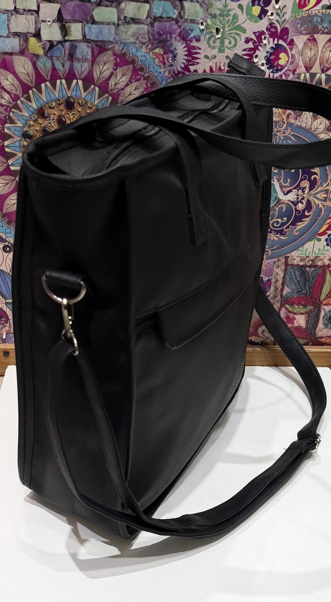 Ingreso Bolso Morral Grande de Cuero Ecologico - Imagen 2