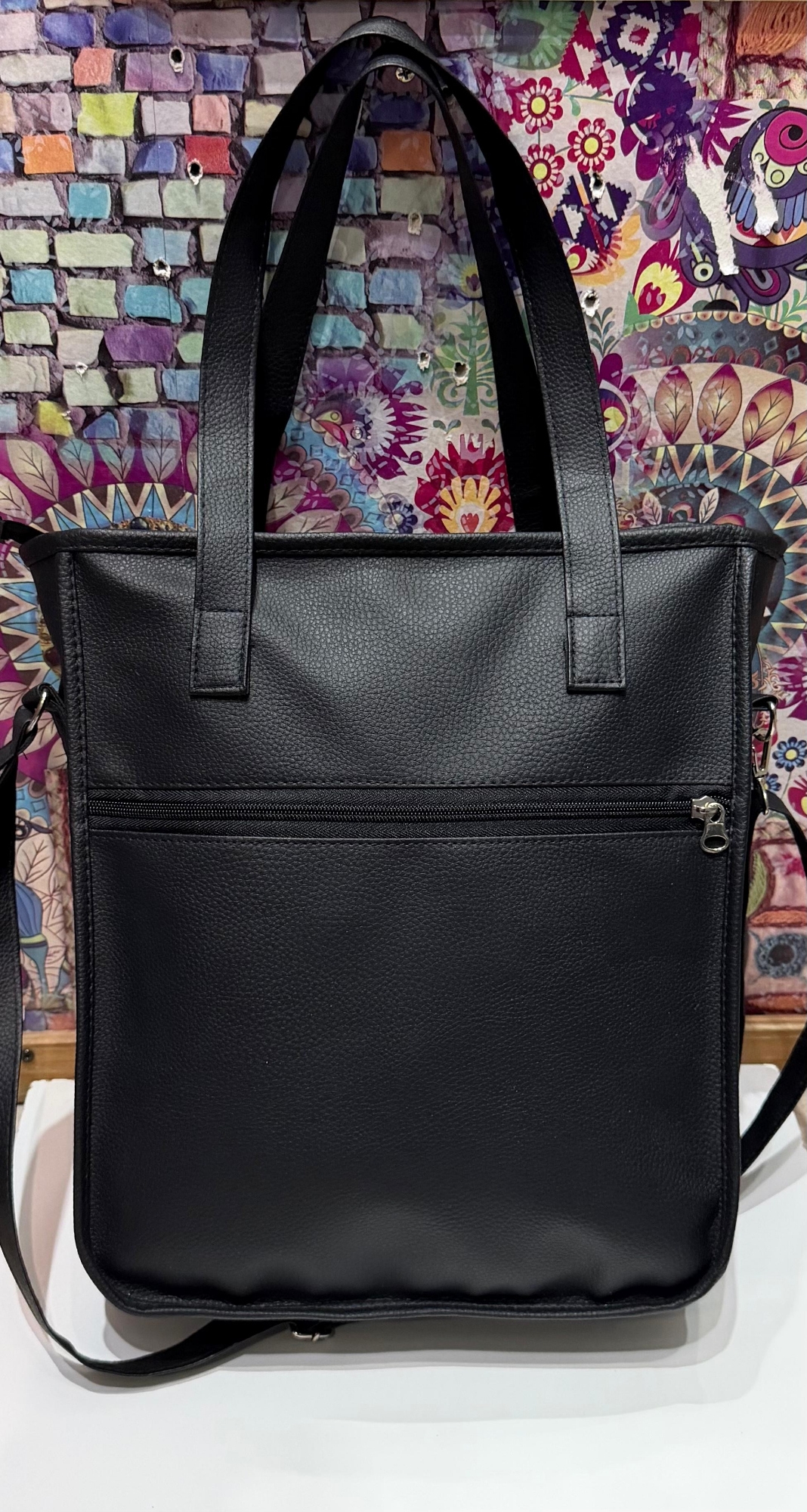 Ingreso Bolso Morral Grande de Cuero Ecologico - Imagen 3