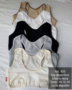 Corpiño Deportivo Juvenil Dulce Limón
